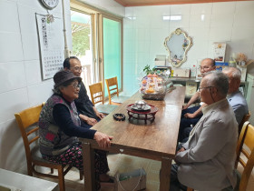 윤석산 교령, 가리산 수도원 방문해 조동원 종법사 예방