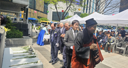 녹두꽃 떨어진지 130년, 전봉준 장군 추모제