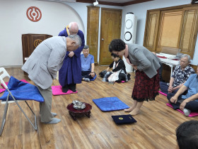 유수현 국어고전문화원 이사장, 천도교 입교