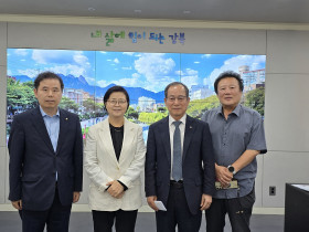 박인준 교령, 이순희 강북구청장 방문